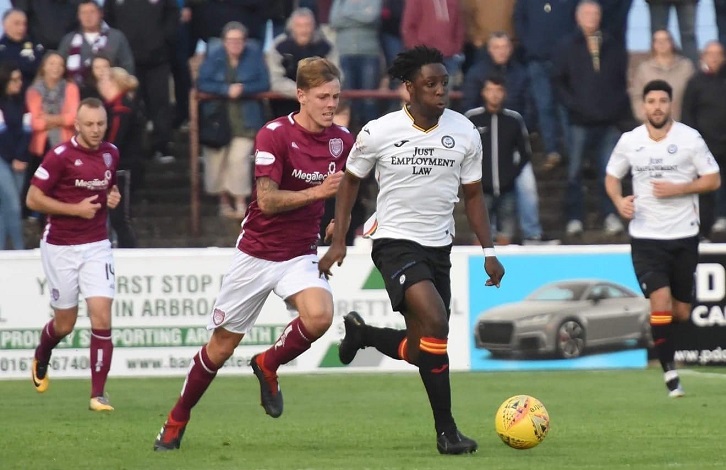 Sierra Leone’s Osman Kakay excited after Thistle debut