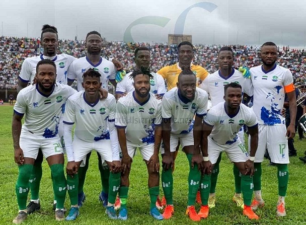 Sierra Leone down three places in latest Fifa ranking
