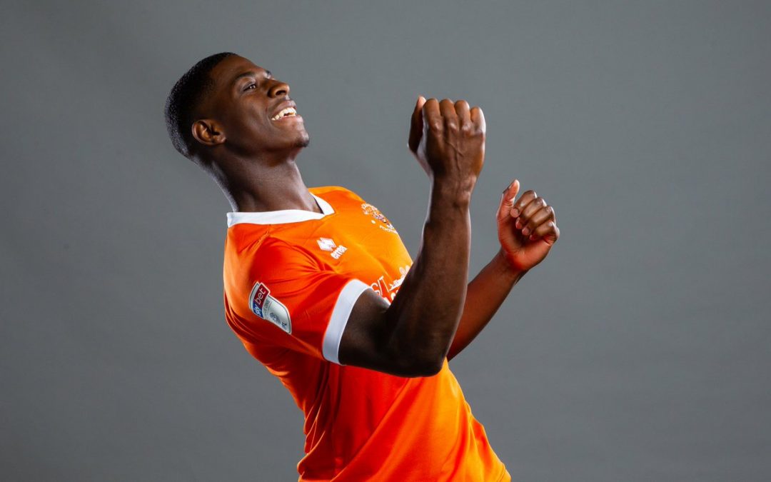 Blackpool striker Sullay Kaikai’s goal delight