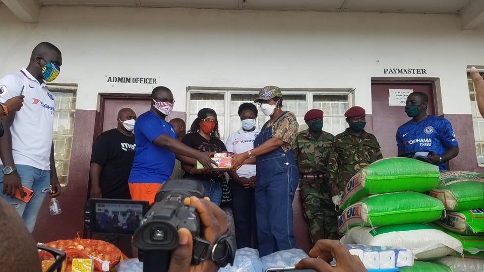 Chelsea fan club Sierra Leone donates to 34 Military hospital