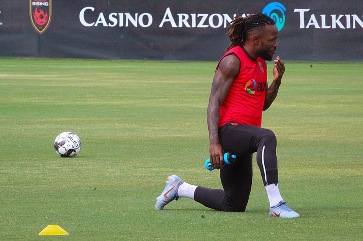 Defender Mustapha Dumbuya scores first Phoenix Rising goal
