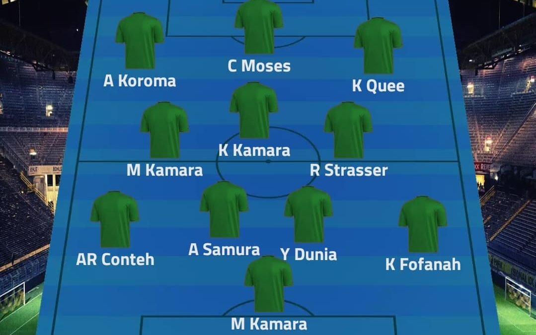Conteh, Kemson set for Afcon debut, Kei & Moses in the attack