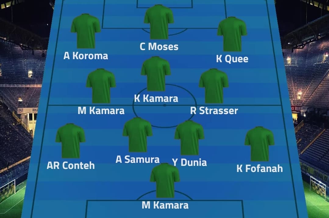 Conteh Kemson Set For Afcon Debut Kei Moses In The Attack Football Sierra Leone