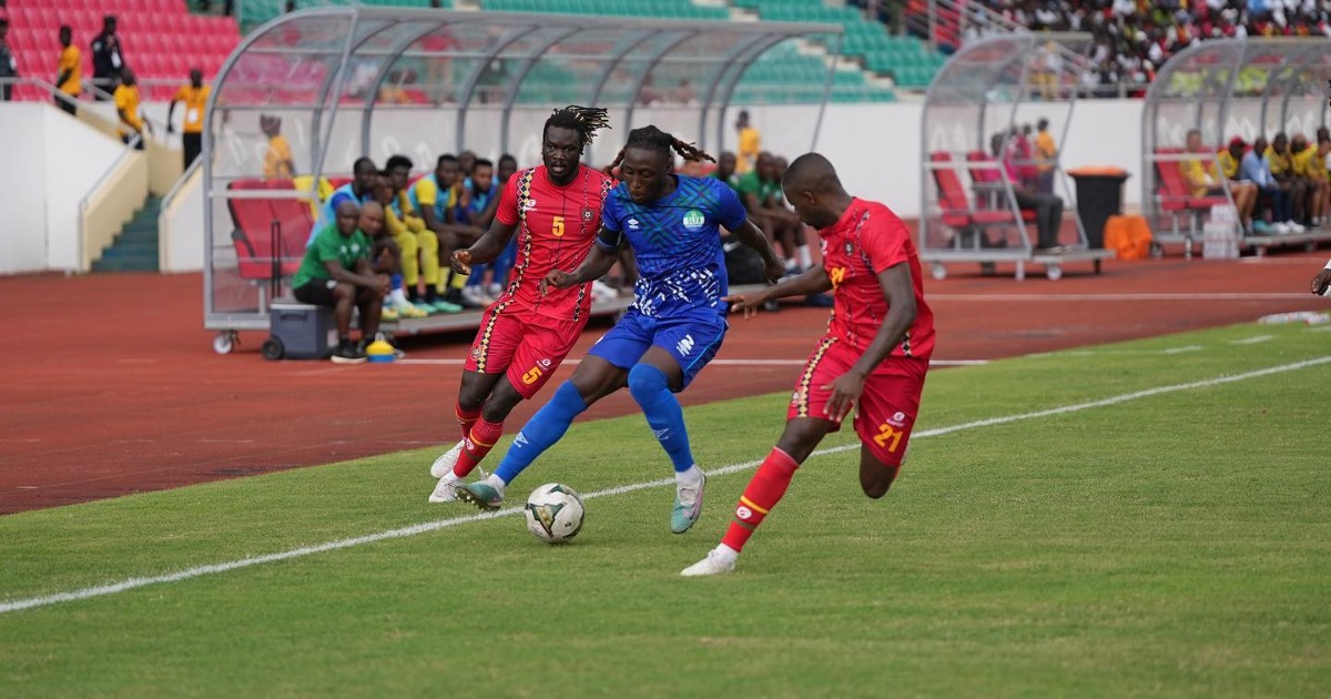 Osman Kakay skipper was in action in 2-1 defeat to Guinea-Bissau (1)