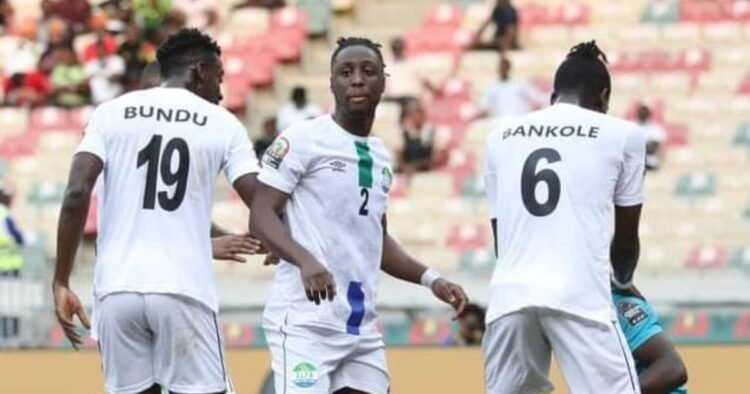 Sierra Leone players in Celebration