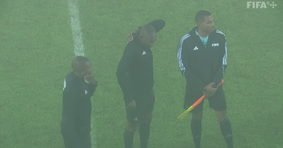 The Match officials halted the contest due to the misty foggy weather condition