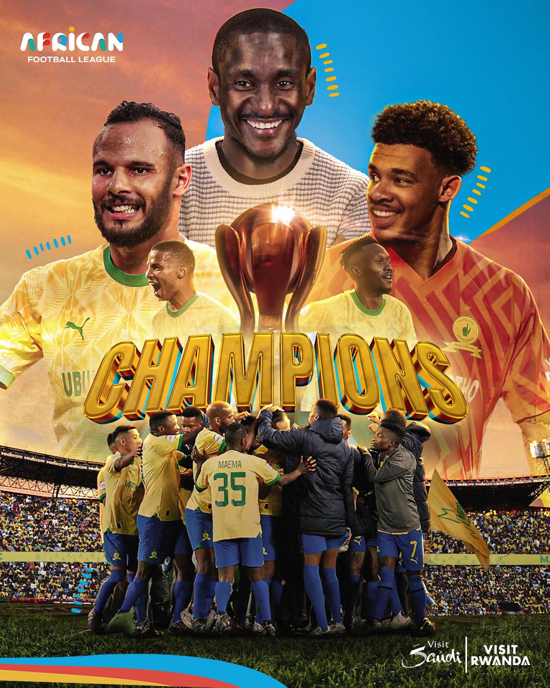 Mamelodi Sundowns crowned AFL champions as they see off Wydad