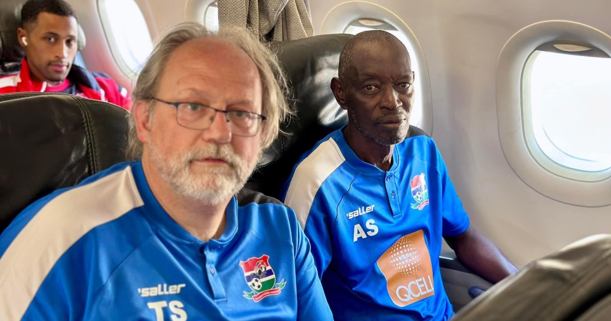 The Gambia head coach Tom Saintfiet exit post