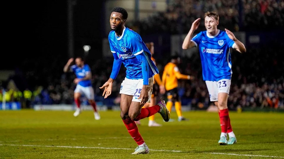 Abu Kamara seals Portsmouth's win over Cambridge United