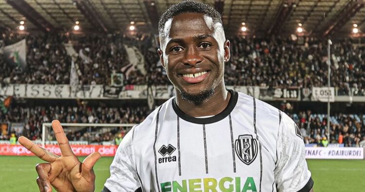 Augustus Kargbo was delighted after scoring a hattrick for Cesena