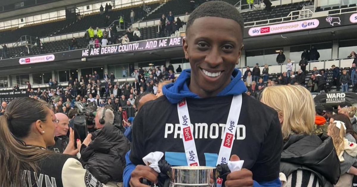 Sierra Leone’s Tyrese Fornah pleased with Derby’s promotion