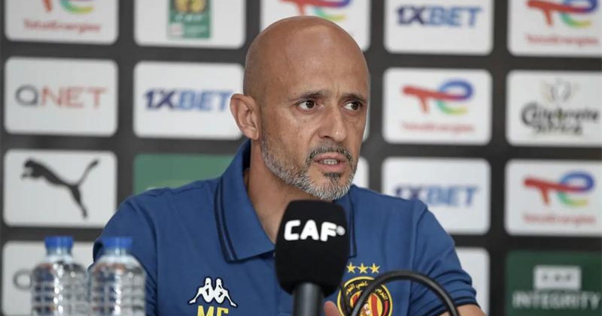 Esperance's head coach Miguel Cardoso on defeat to Al Ahly