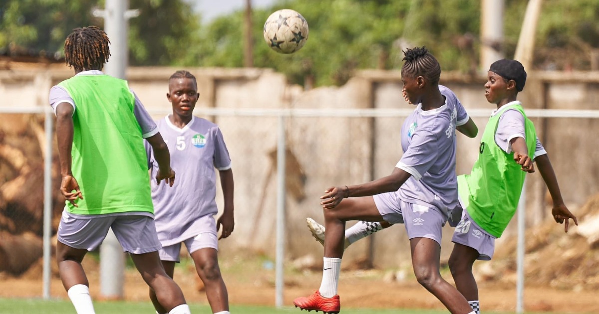 Sierra Leone U-20 female preparing for the WAFU U-20 Tourney