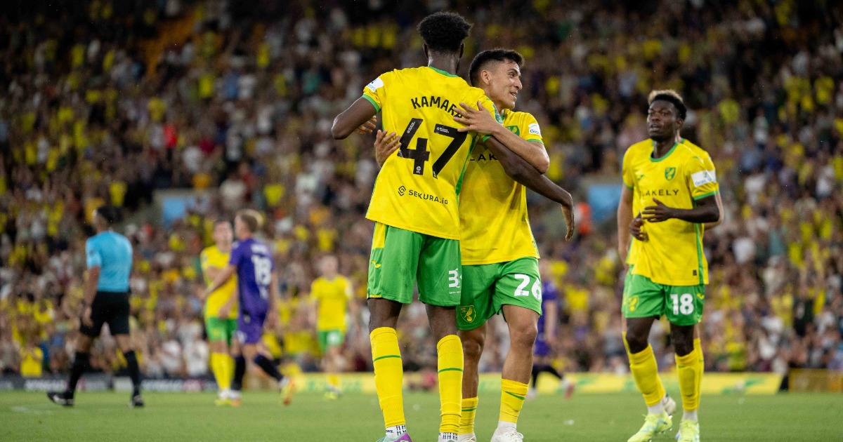 Abu Kamara Scores First Norwich's Goal In Win Over Stevenage