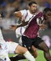 Salernitana midfielder Yayah Kallon sent off after a second yellow