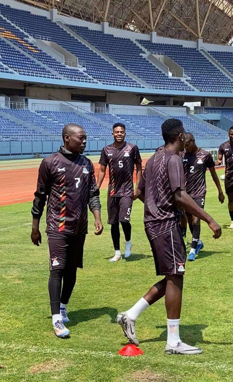 The Chipolopolo went straight to work at the Levy Mwanawasa Stadium this morning upon returning home from Bouake.