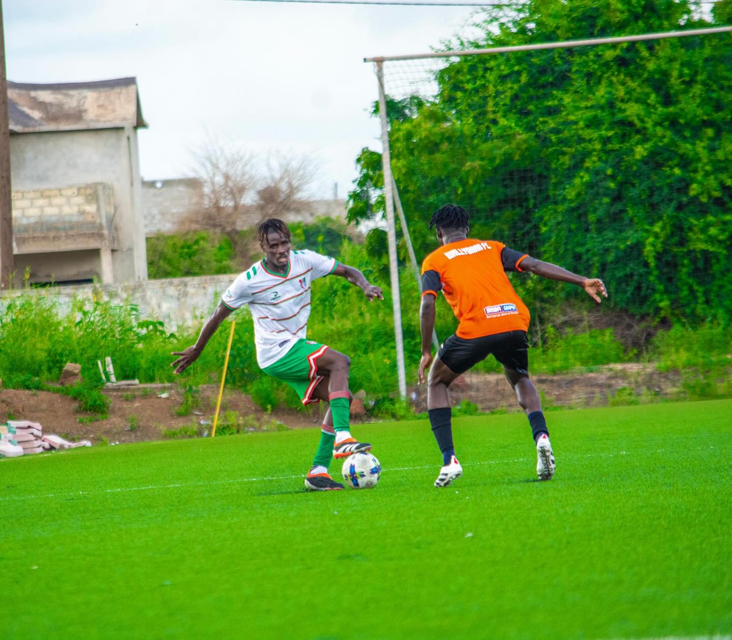 Saidu Fofanah was playing for the Senegalese team in a warm-up friendly.