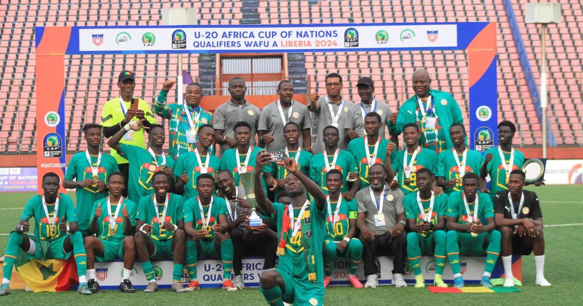 Senegal's U20 crowned WAFU A champions after defeating Sierra Leone