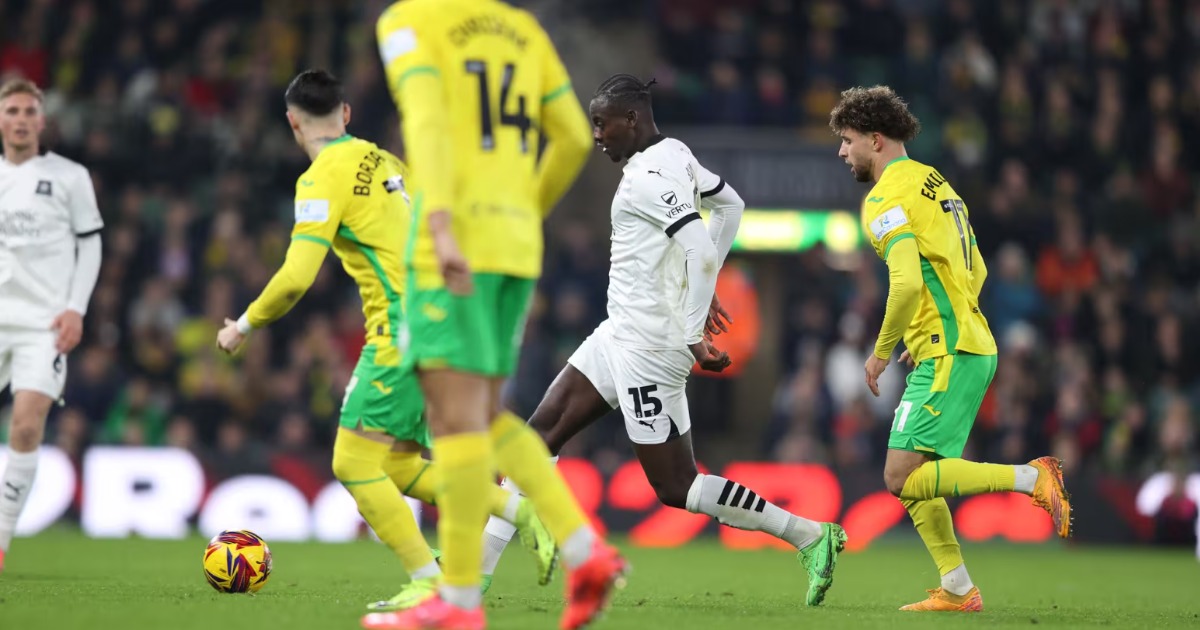 Mustapha Bundu nets in Argyle’s 6-1 humiliation at Norwich