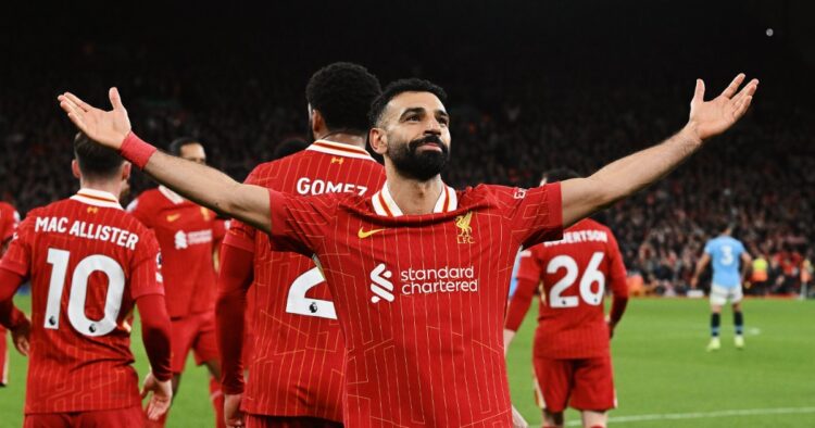 Mohamed Salah nets to go top of Premier League Golden Boot race