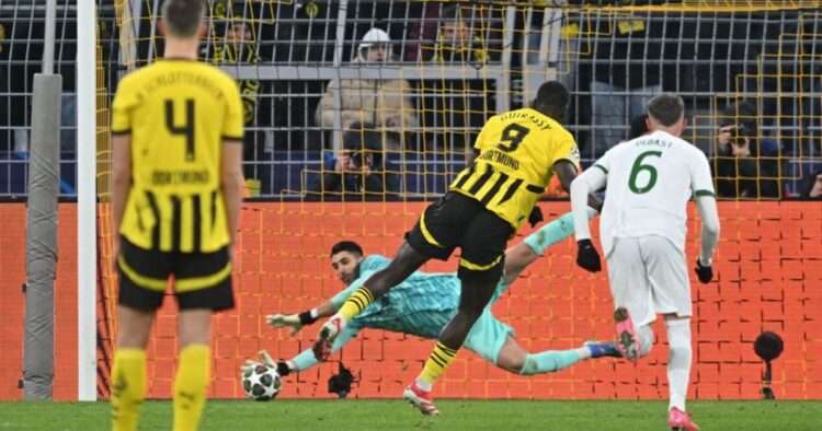 Guinea's Guirassy misses penalty in Champions League Sporting stalemate