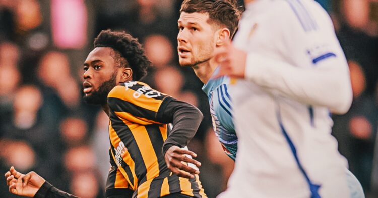 Abu Kamara's Hull City away to Burnley in the English Championship