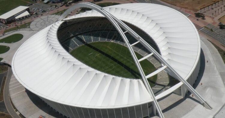 Moses Mabhida Stadium in Durban to Warriors of Zimbabwe v Benin