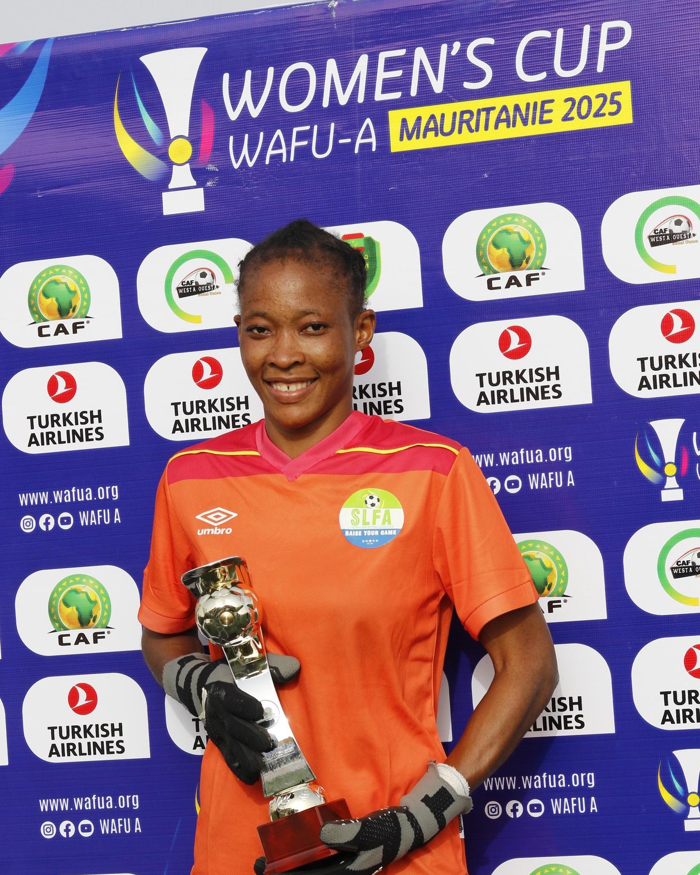 Goalkeeper Hannah Juana was awarded the Woman of the Match for her outstanding performance.