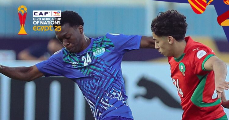 Morocco beat 10-man Sierra Leone U20 to book Chile U20 World Cup spot