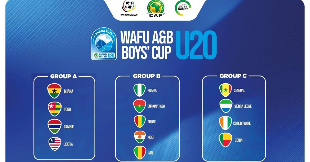 Sierra Leone in Group C for WAFU U20 Boys tournament in Ghana