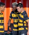 Forward Augustine Williams scores as the Pittsburgh Riverhounds triumph over the Rowdies
