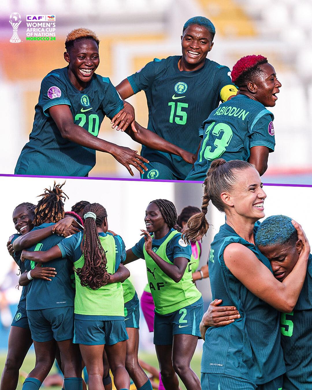 The Super Falcons have never lost a WAFCON final – nine finals and nine WAFCON titles.