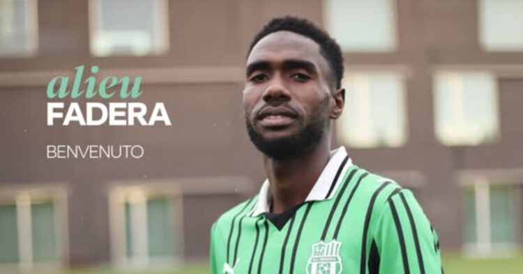 Gambian international Alieu Fadera joins Sassuolo on loan