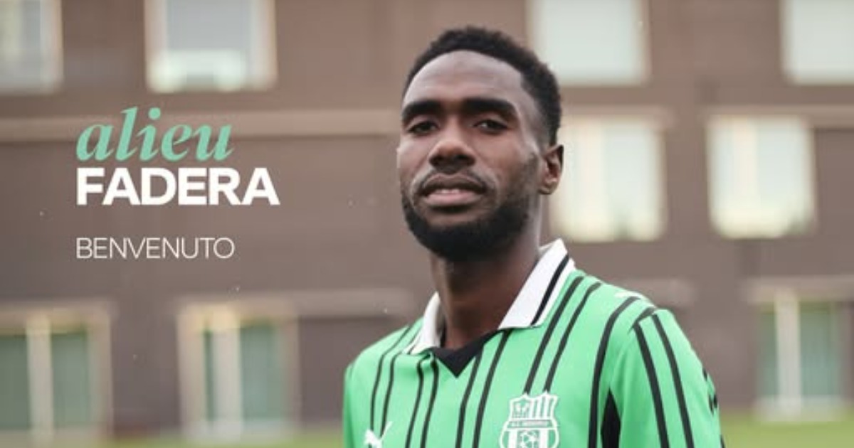 Gambian international Alieu Fadera joins Sassuolo on loan