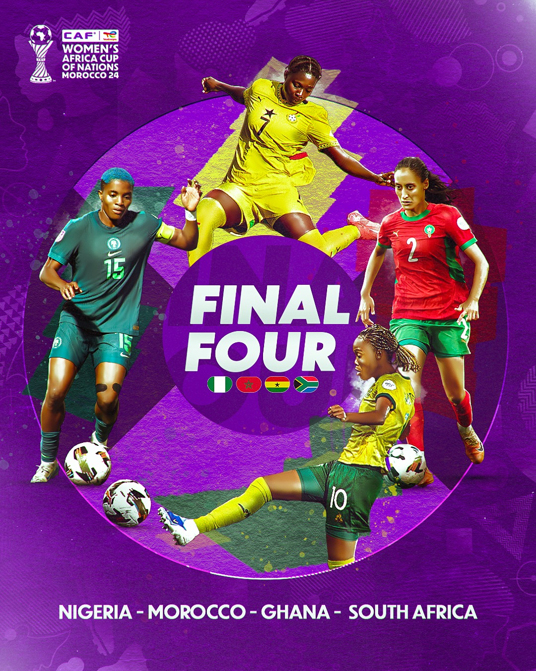 The last four at the Women's Cup of Nations in Morocco