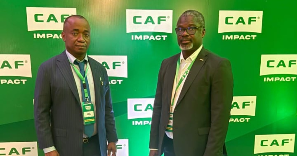 SLFA’s president Babadi Kamara makes first CAF appearance