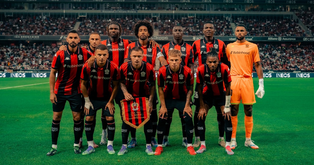 First leg UEFA Champions League defeat for Juma Bah's OGC Nice
