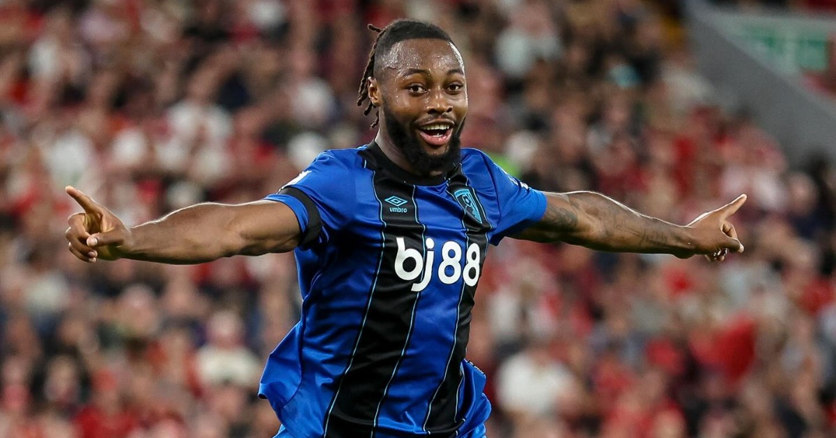Antoine Semeyo's net brace in Bournemouth's defeat to Liverpool