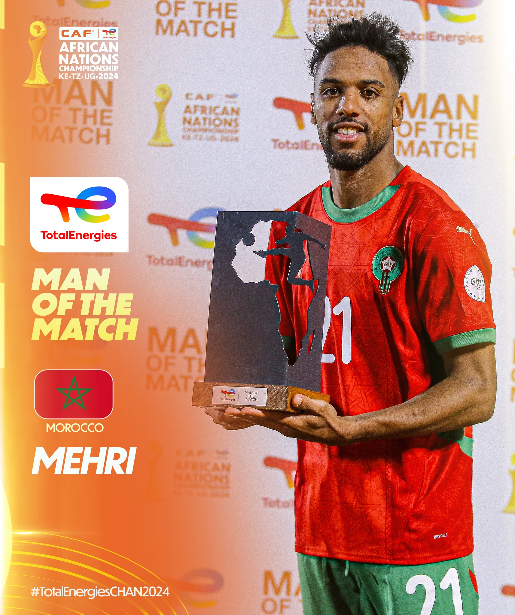 YYoussef Mehri pulled the strings with two assists, earning him the TotalEnergies Man of the Match award for his commanding performance!