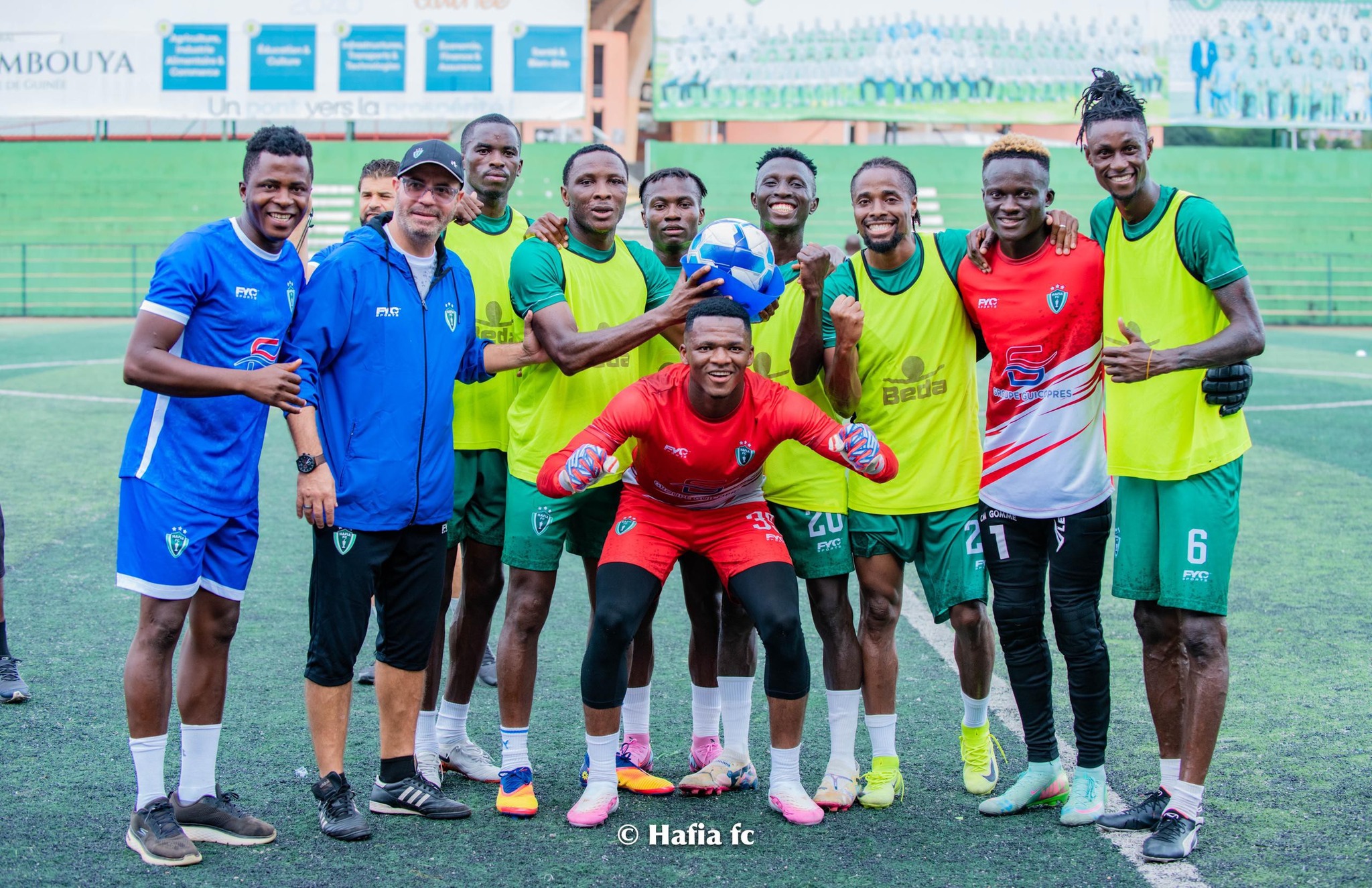 The 16-time Guinean champions Hafia have arrived in Bo