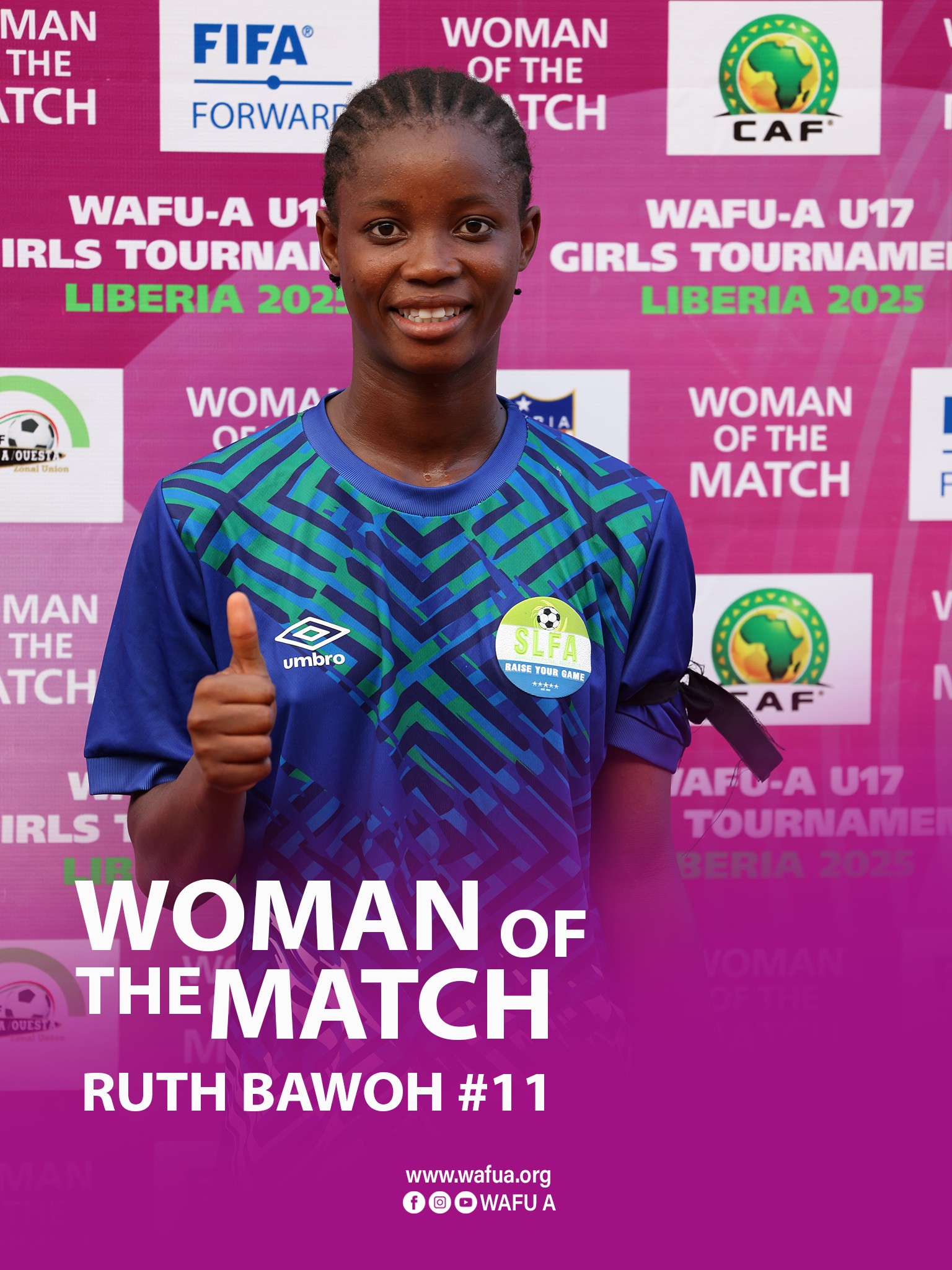 Her pivotal performance not only saved a point but also earned her the Player of the Match title.