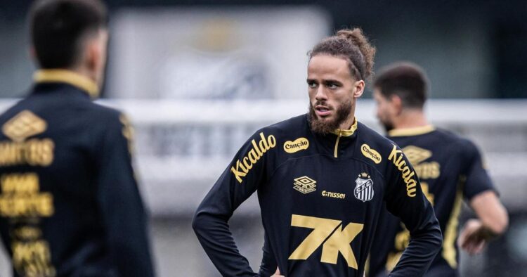 Algerian star trains after joining Brazilian outfit Santos FC