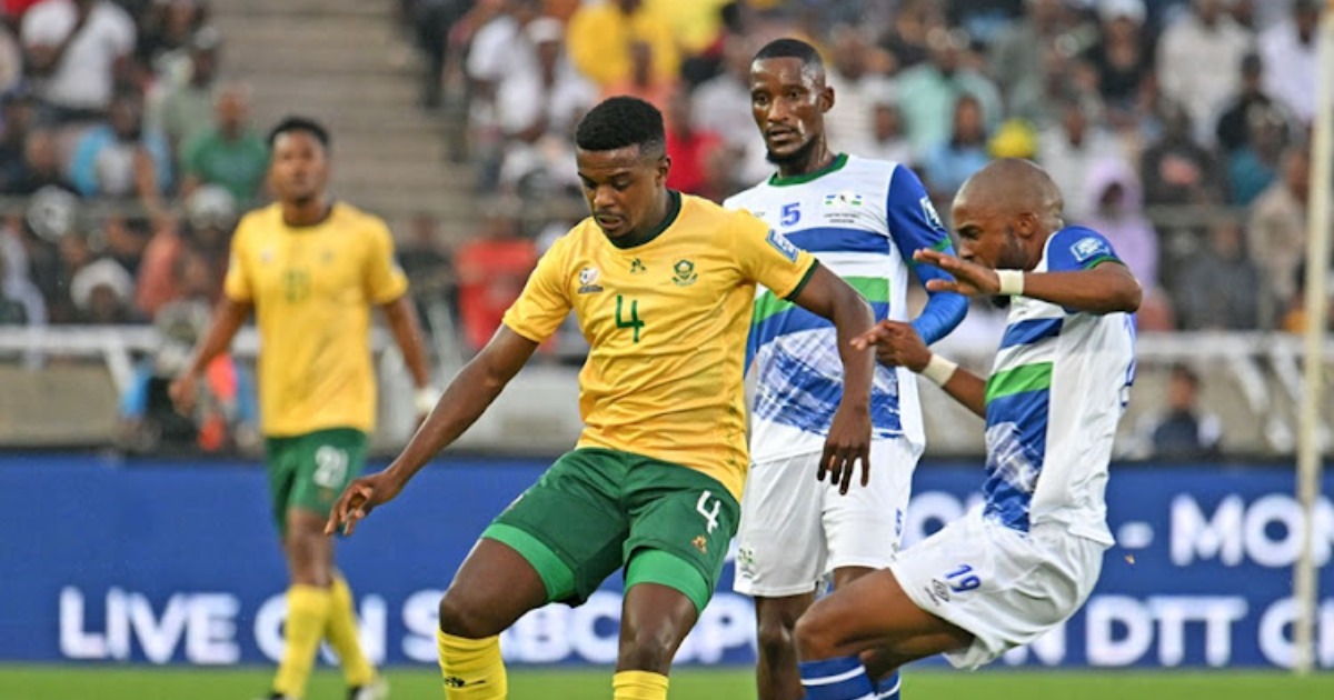 South Africa forfeit three vital points in the race to 2026 World Cup