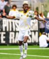 Sierra Leone striker Augustine Williams nets for Pittsburgh Riverhounds