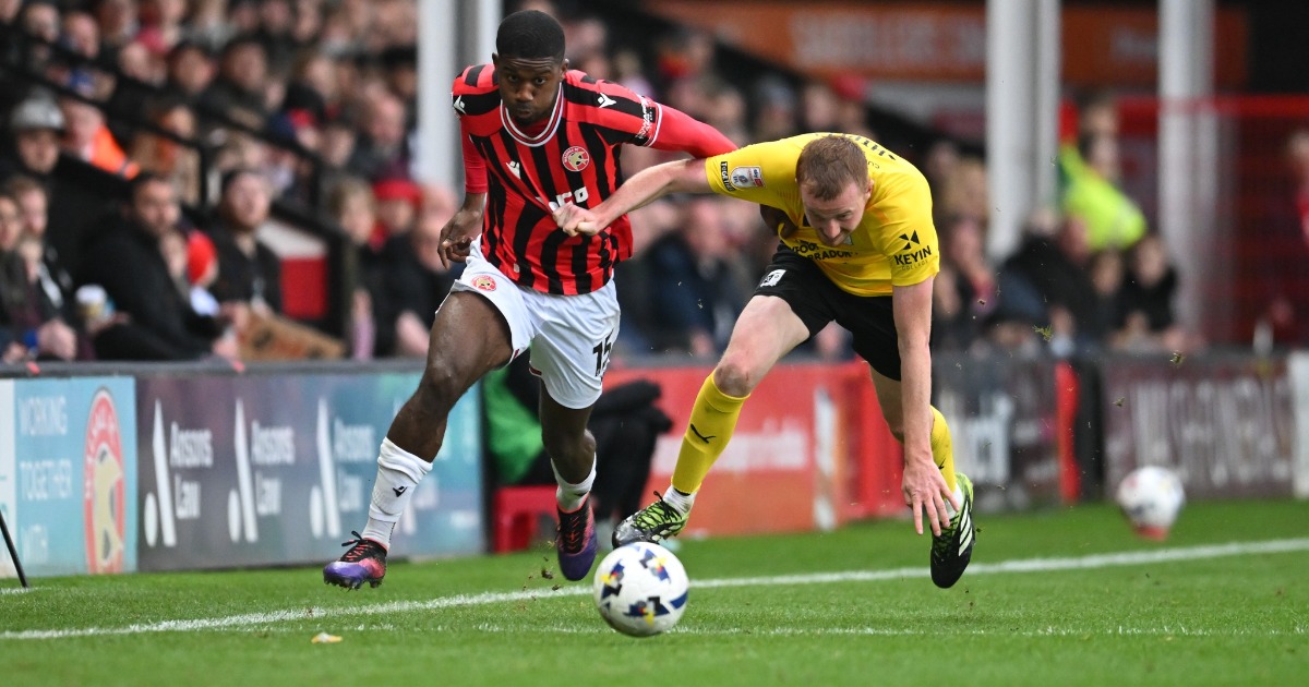 Striker Daniel Kanu nets in Walsall’s defeat to Barrow