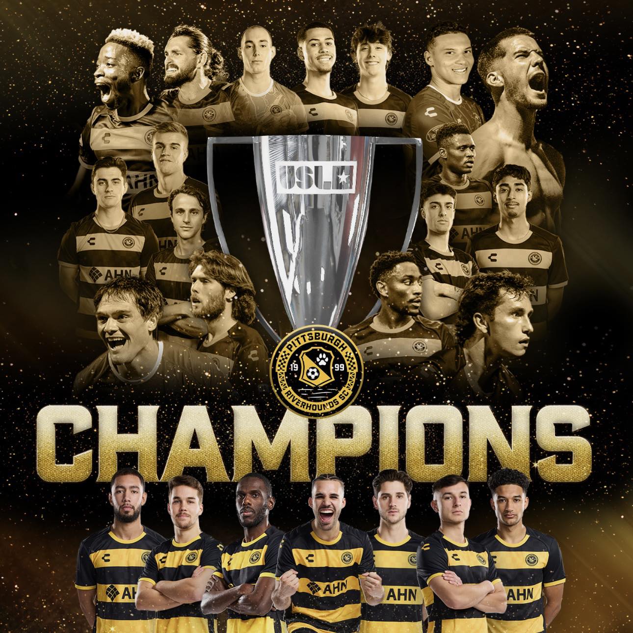 Hounds top the league, winning USL Championship Final