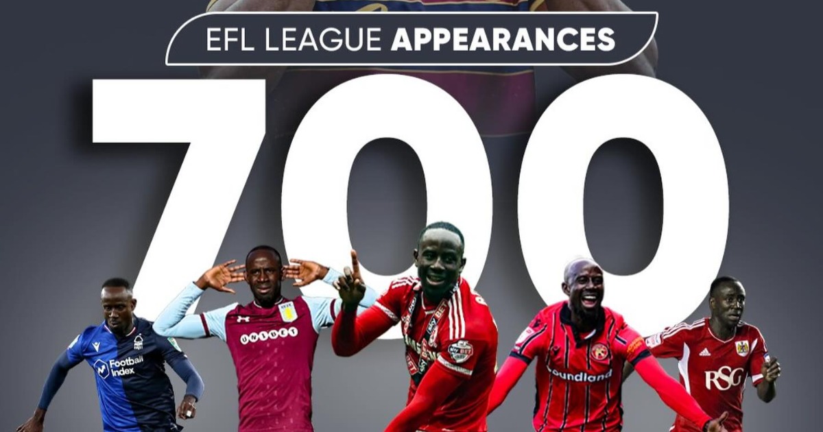 Ghana’s Albert Adomah makes his 700th EFL appearance