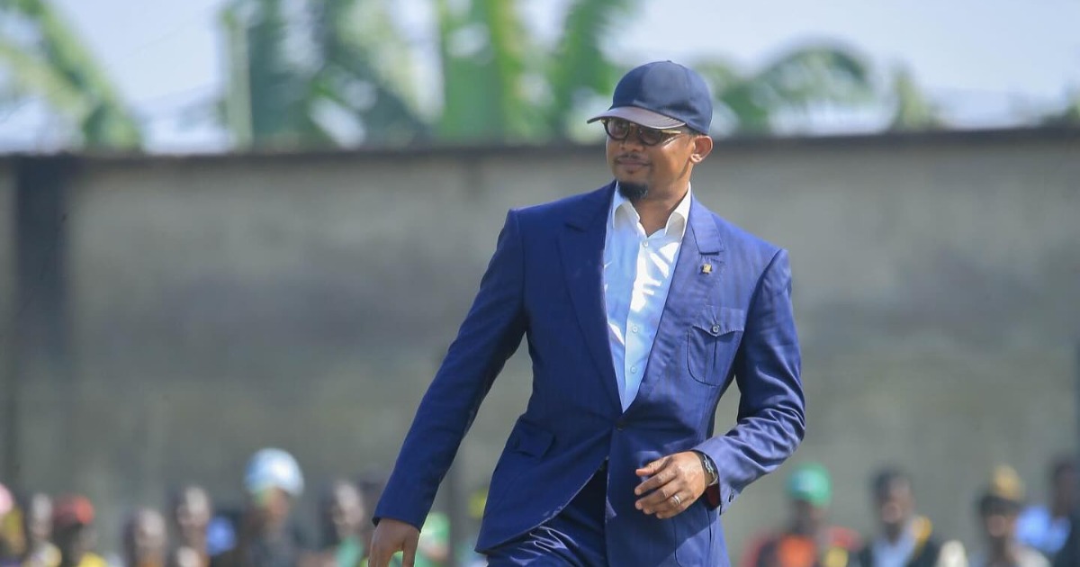 CAF Slaps Fecafoot president Samuel Etoo with a four-match ban