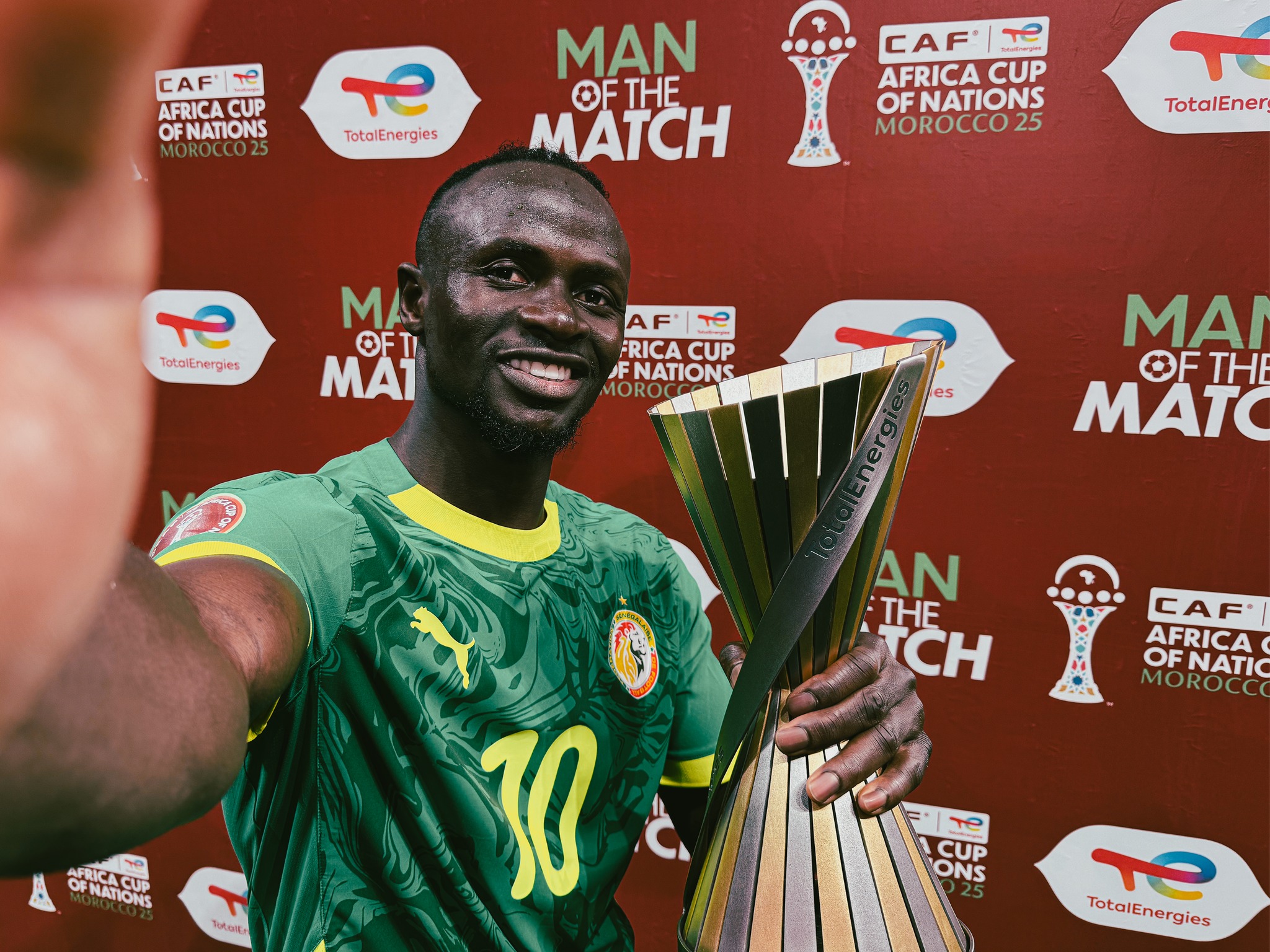 Sadio Mané iwas name the TotalEnergies Man of the Match