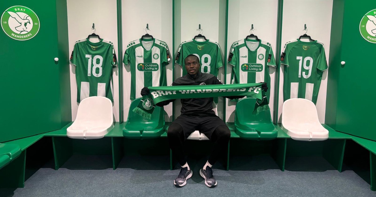 Midfielder John Bilili Sesay joins Bray Wanderers FC in Ireland